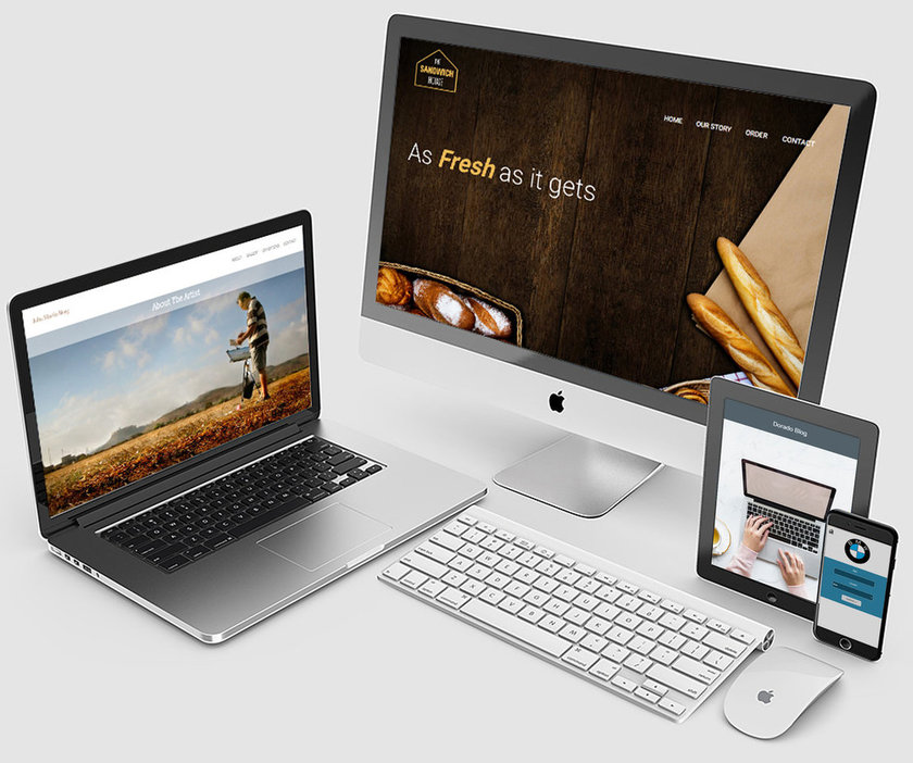 Websites responsive on all devices