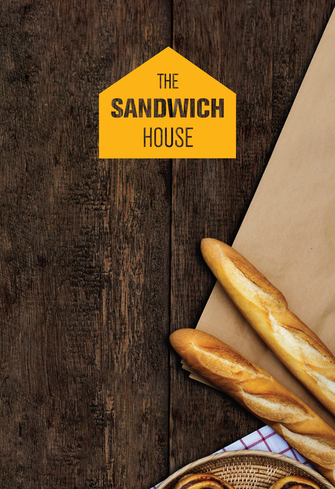 The Sandwich House branding